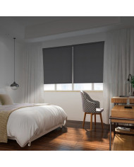 Estor enrollable noche y día