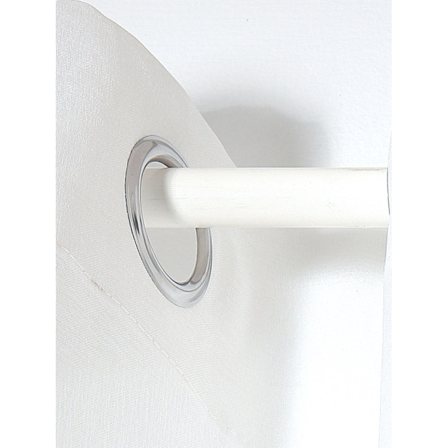 Visillo bordado de flores