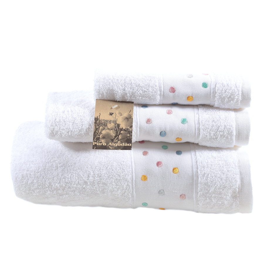 Toallas con puntitos
