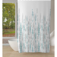 Cortina baño piedras