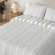 Colcha rayas colores