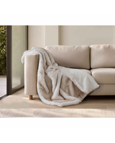 Mantita glamour piel