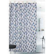 Cortina baño gotitas