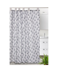 Cortina baño piedras