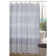 Cortina baño rayas
