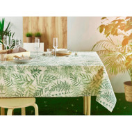 Mantel helechos algodón
