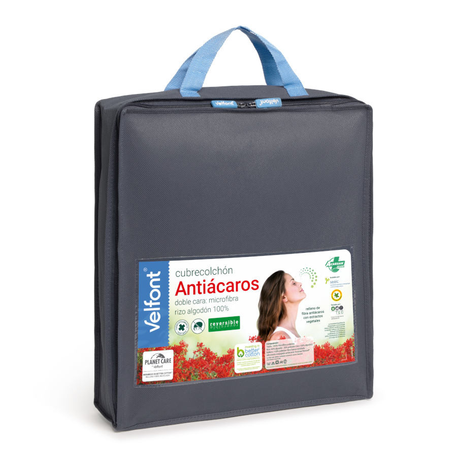 Cubre colchón antiácaros